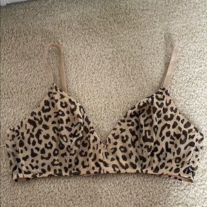 DKNY Leopard Print Bra